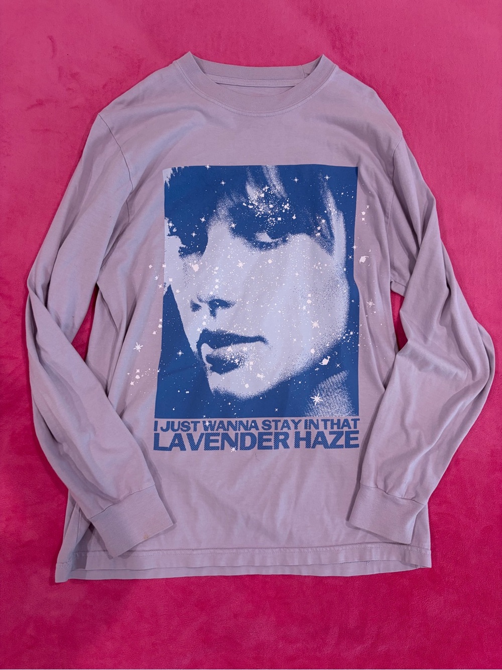 Taylor Swift Lavender Haze Midnights Graphic Long Sleeve Tee - Lavender